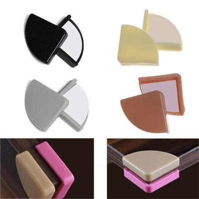 Picture of 4 pcs x PVC Table Corner Protector Self Adhesive Baby Anti-collision Desk Corner Guards Edge Protectors 