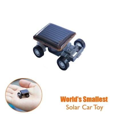 Picture of Mini Solar Car Toy Educational Solar Powered Racing Car Toy for Kids Black