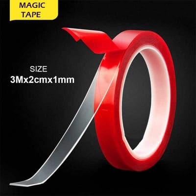 Picture of (3Mx2cmx1mm) Nano Magic Tape Double Sided Adhesive Heavy Duty Mounting Tape 