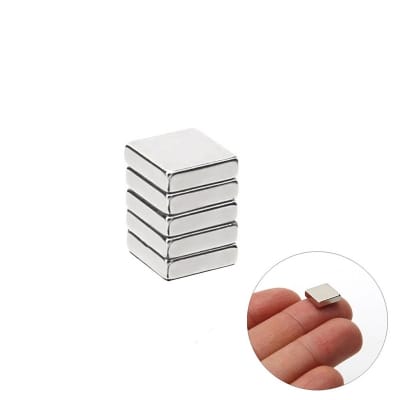 Picture of 5 pcs x Square (10x10x3mm) Neodymium Magnet Powerful Block Bar N35 NdFeB Rare Earth Magnets