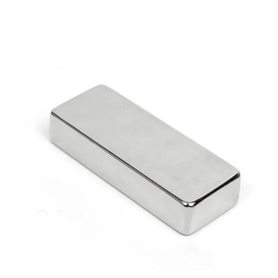 Picture of Rectangular (50x20x10mm) Neodymium Magnet Powerful Block Bar N35 NdFeB Rare Earth Magnets Silver