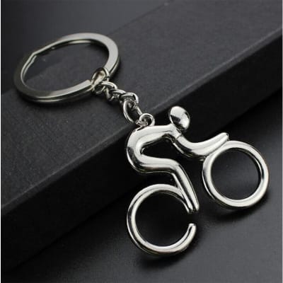 Picture of Metal Bicycle Keyring Bike Keychain Key Holder Silver