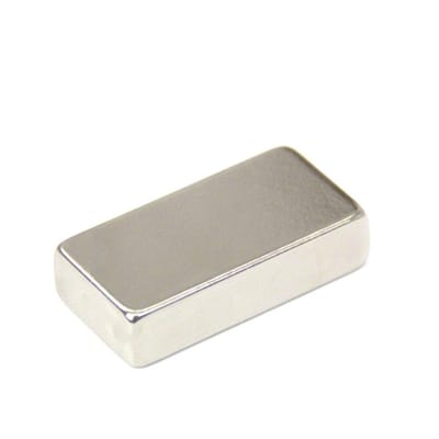 Picture of Rectangular (40x20x10mm) Neodymium Magnet Powerful Block Bar N35 NdFeB Rare Earth Magnets Silver