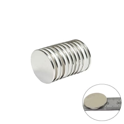 Picture of 5 pcs x Round (20x2mm) Neodymium Magnet Powerful Disk N35 NdFeB Rare Earth Magnets 20x2mm