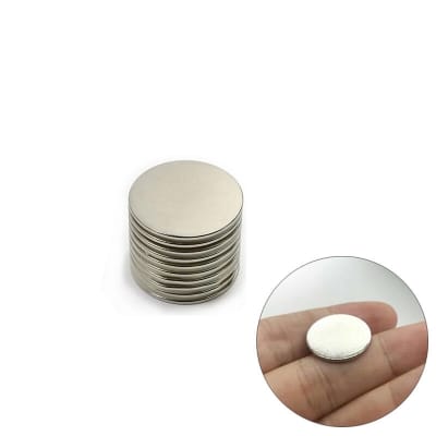 Picture of 5 pcs x Round (20x1.5mm) Neodymium Magnet Powerful Disk N35 NdFeB Rare Earth Magnets 20x1.5mm
