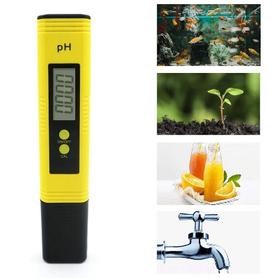 Picture of DIGITAL  PH METER  METER PEN OF TESTER ACCURACY ph meter Yellow