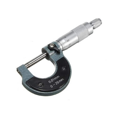 Picture of Screw Gauge or Micrometer 25 mm Silver