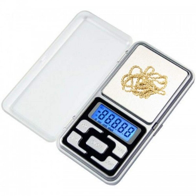 Picture of Pocket Scale 0.01 g-500 g, , mini balanceMini Digital Pocket Scale Silver