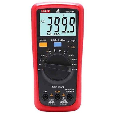 Picture of UNI-T Digital Multimeter UT136B+ AC-DC Resistance Frequency Auto Range Meter Red