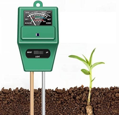 Picture of Analog Soil pH and Moisture Meter ( 2 Probe Type) Green