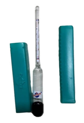 Picture of Cowbell Lactometer for Milk Purity Test Green