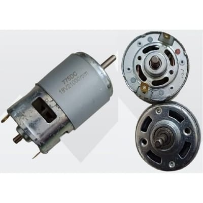 Picture of High-Torque 775DC 12V-18V-24V 360W 21000rpm 5mm Shaft Durable Mini Generator Motor for DIY Projects 