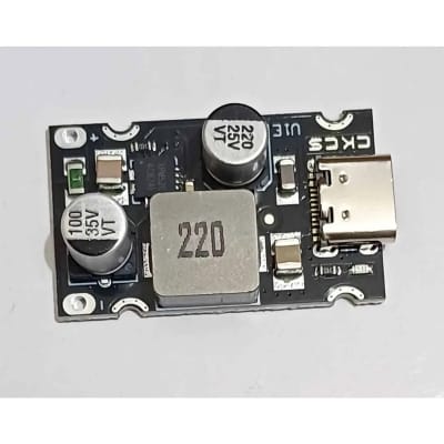 Picture of QC3.0 QC2.0 USB DC-DC Buck Converter Charging Step Down Module to Fast Quick Charger Circuit Board Black