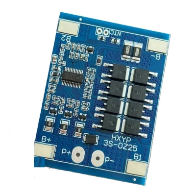 Picture of TZT 3S 12V 25A BMS 18650 Lithium BattAery Protection Board 11.1V 12.6V Anti-Overcharge With Balance And Temperature Control Navy Blue