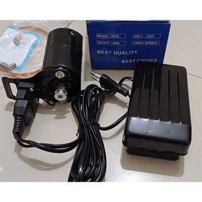 Picture of Sewing Machine Motor 6500RPM 220V 150W Sewing Motor with Foot Pedal Controller 