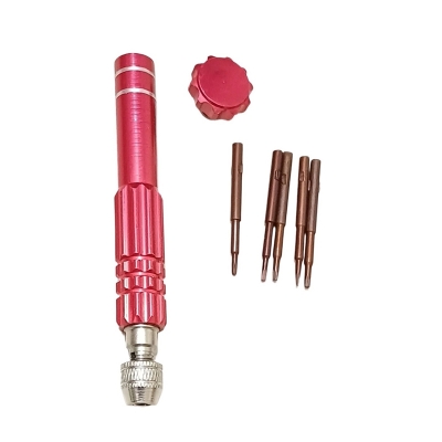 Picture of 5 in 1 Screw Driver Set Red