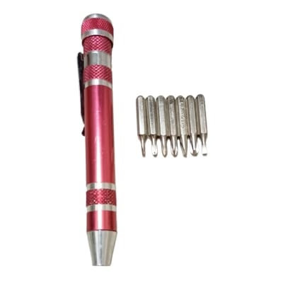 Picture of 7 in 1 Screw Driver Set Red