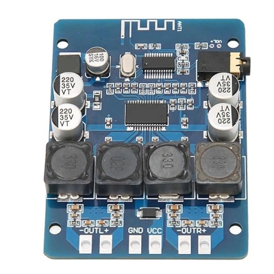 Picture of Digital Power Amplifier Board Dual Channel Output 4~8ohm ABS 2 Channel Audios Amplifier Module AUX Decoder Board 45W-TPA3118 Navy Blue