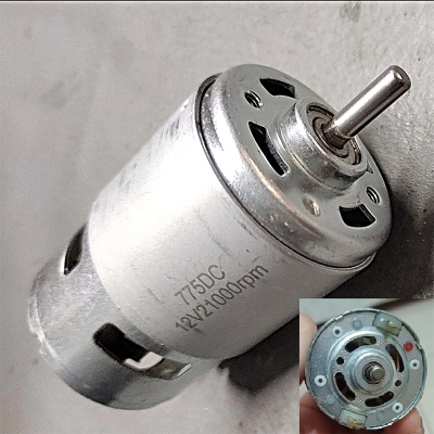 Picture of 775 DC Motor 12V-18V-24V 360W 21000 RPM 5mm Shaft Double Ball Bearing High Torque Large Power With Bracket DIY for Mini Angle Grinder-Table Saw Drill-Electrical Tools-Mini Generator Project-Granding Machine-Drill Machine-Water Pump & Sprayer Et 