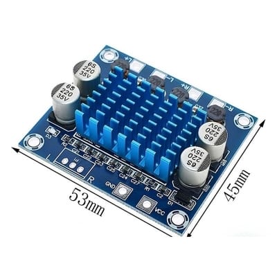 Picture of XH A232 TPA3110 Amplifiers Circuit Board 30W 30W Speakers Dual Channel Power DC8-26V 3A Blue