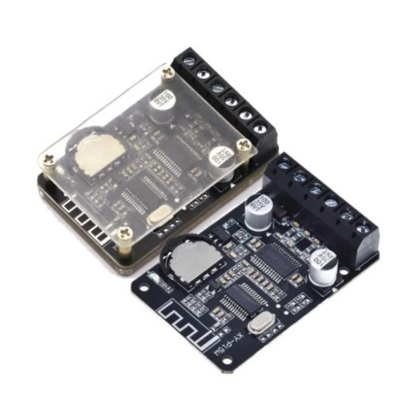Picture of 10W/15W/20W Stereo Bluetooth Power Amplifier Board 12V/24V High Power Digital Amplifier Module XY-P15W Black