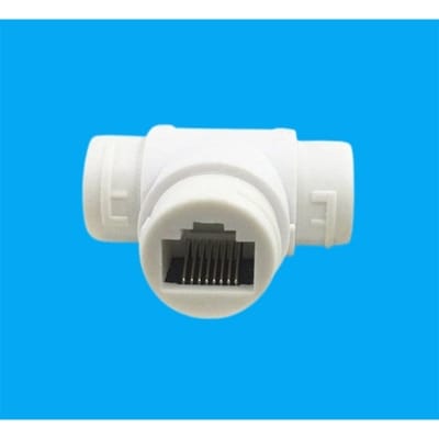 Picture of 2 in 1 Ethernet Connector Ethernet Cable Splitter White