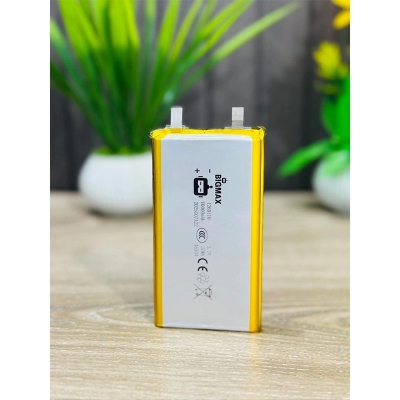 Picture of Bigmax1260110 Lithium Polymer Battery 10000mAh 3.7V Battery Power Bank Battery 1 pc Grey