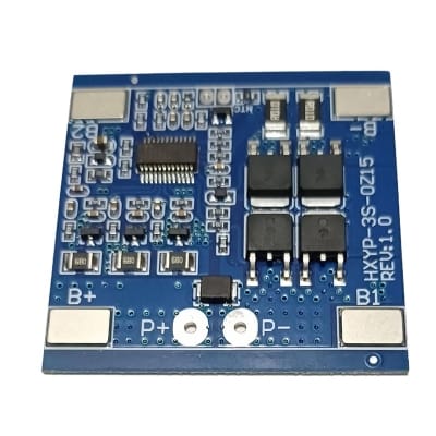 Picture of TZT 3S 12V 15A BMS 18650 Lithium BattAery Protection Board 11.1V 12.6V Anti-Overcharge With Balance And Temperature Control Navy Blue