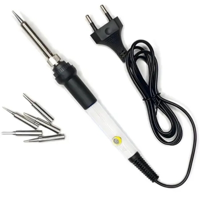 Picture of 908 Adjustable Soldering Iron 220V 60W Variable Temperature Silver