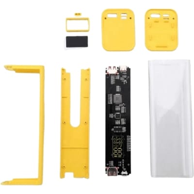 Picture of Transparent Power Bank Fast Charging Case With Display For 8*18650 Battery PD22.5 W DIY-Without Bettery White