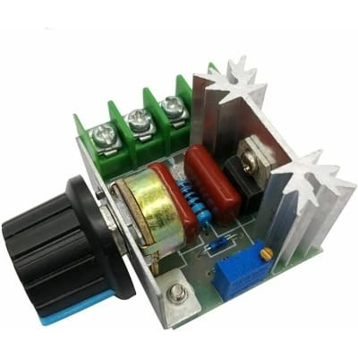 Picture of 110V 220V SCR Voltage Power Regulator Speed Controller 220 V LED Dimmer Motor 12V Power Supply Module 2000W 4000W 5000W 10000W Green