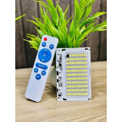 Picture of 60W 3.7V Solar Led Light With Remote Control Remote Led Light ( Original ) White