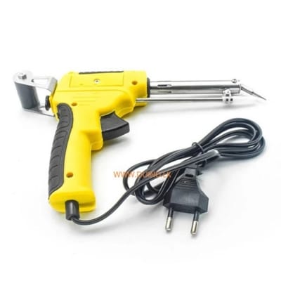 Picture of 60W Automatic Feed Soldering Iron Gun – External Thermal Manual Welding Tool Yellow