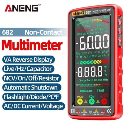 Picture of Multimeter Aneng 682 – Rechargeable 6000 Counts Smart Digital Meter with NCV & Flashlight 