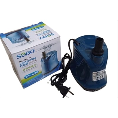 Picture of Submersible Water Pump AC : 220V-240V/50Hz-35W Hmax : 1.8M IPX8 ROHS Pump for Aquarium, Fish Tank, Water Fountain, Gardens, Hydroponic Systems, Cooling and Circulation Systems Etc-With Nozzle Botto Suction Blue