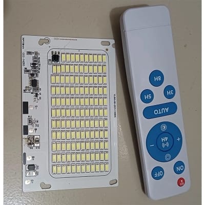 Picture of 60W 3.7V Solar Led Light With Remote Control Remote Led Light ( Original ) Silver