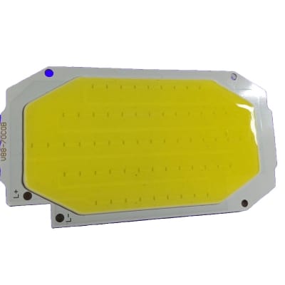 Picture of COB Led light panel white light 6000k aluminum base plate U88-70COB  4V 25W Fiery Yellow