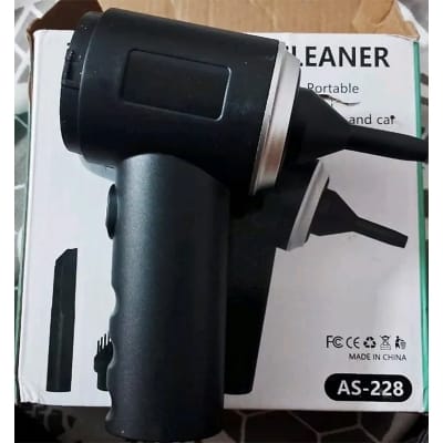 Picture of Portable Vacuum Cleaner 3 in 1 for Home and Car, dust cleaner for computer, laptop, car, electric items. Black