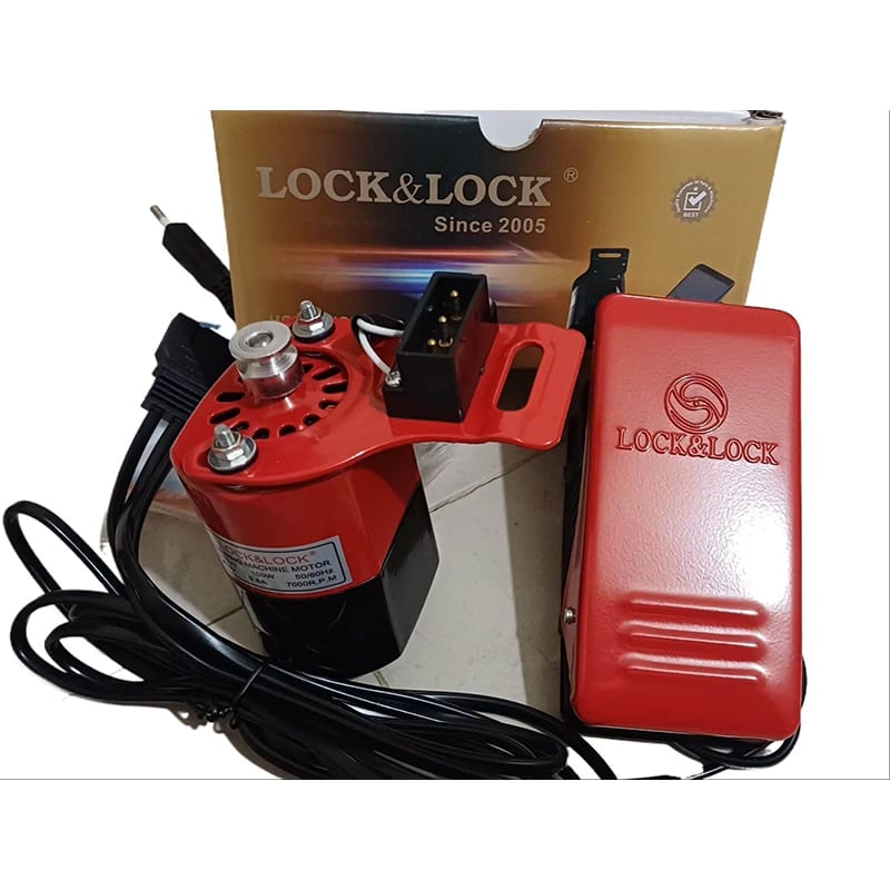 Picture of LOCK&LOCK Sewing Machine Motor 220V 100W 7000RPM-Genuine Red