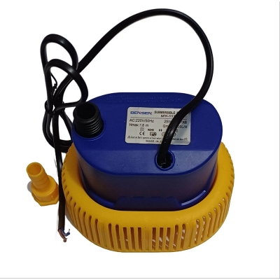 Picture of Submersible Water Pump AC : 220V-240V/50Hz-25W Hmax : 1.8M QMax 1000L/H IPX8 MY-111D Pump for Aquarium, Fish Tank, Water Fountain, Gardens, Hydroponic Systems, Cooling and Circulation Systems Etc-With Nozzle Blue