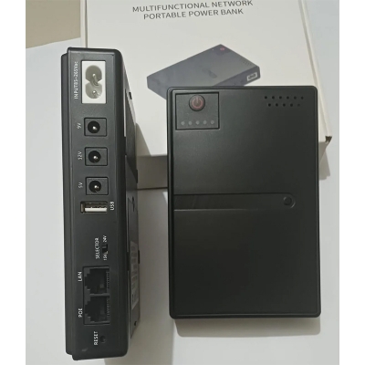 Picture of Portable Mini UPS 18W DC 18650 Battery (Without Battery) Black