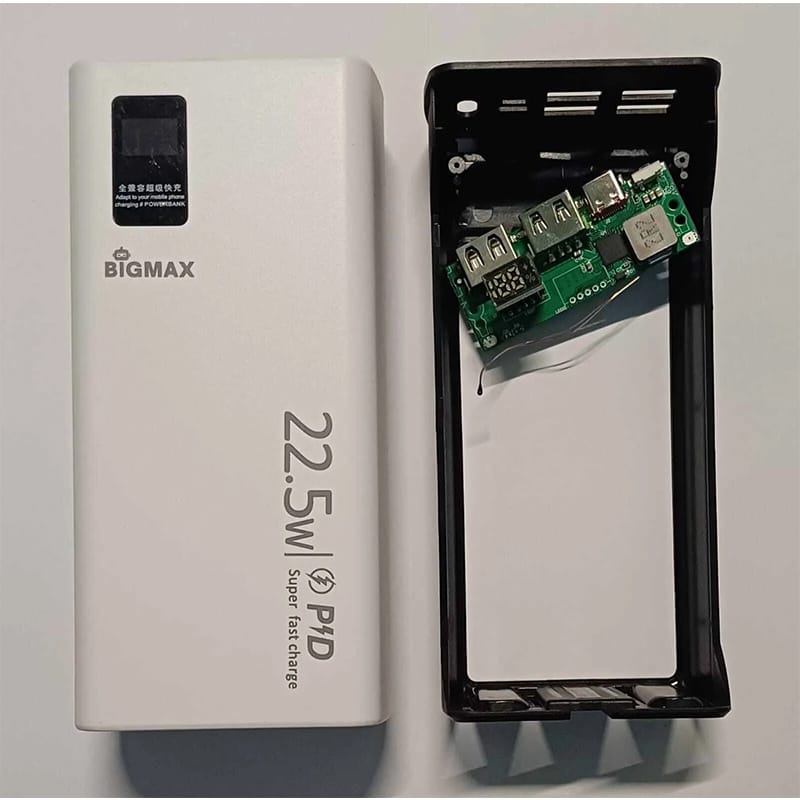 Picture of BIGMAX IP5356 30000mah Power Bank Case Diy Power Bank For 1260110 Battery (Without Battery) Black