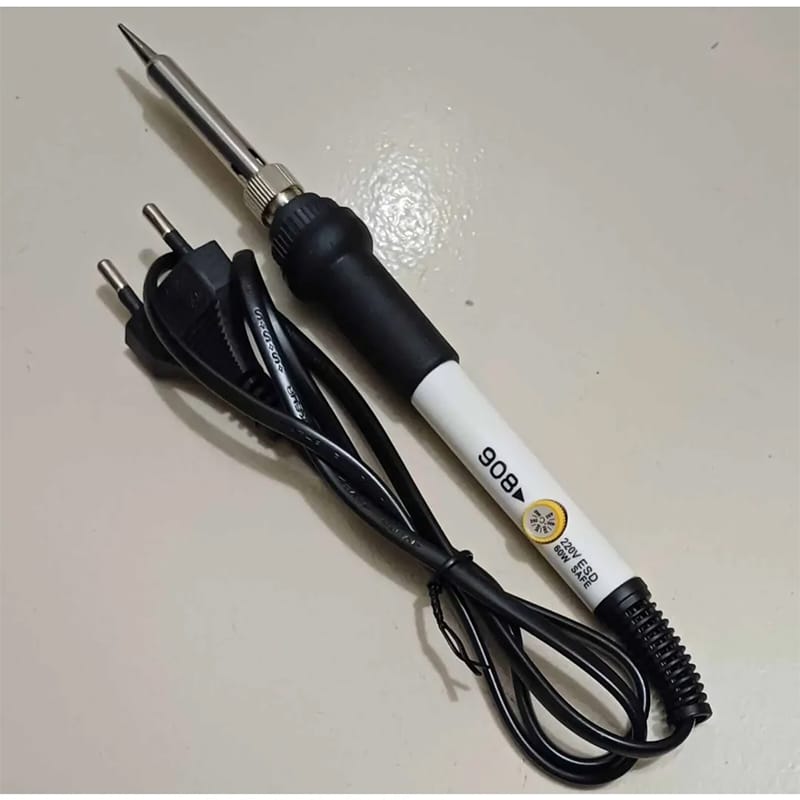 Picture of 908 Adjustable Soldering Iron 220V 60W Variable Temperature Silver
