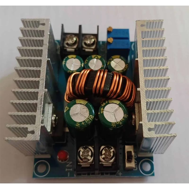 Picture of 300W XL4016 MAX 20A DC-DC Step Down Buck Converter 5-40V to 1.2-35V Adjustable Power Supply Module Green