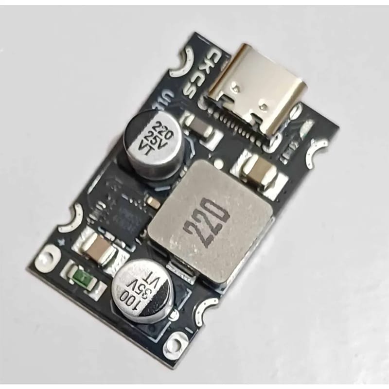 Picture of QC3.0 QC2.0 USB DC-DC Buck Converter Charging Step Down Module to Fast Quick Charger Circuit Board Black
