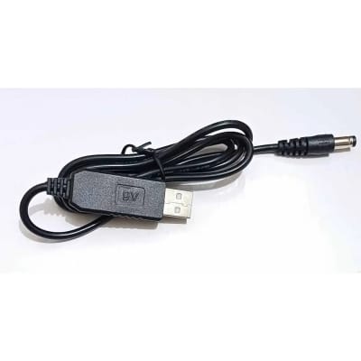 Picture of 5V to 9V Booster Cable For Mini UPS Black