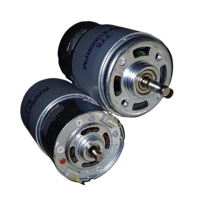 Picture of 775 DC Motor 12V-18V-24V 360W 21000 RPM 5mm Shaft Double Ball Bearing High Torque Large Power with Bracket DIY for Mini Angle Grinder-Table Saw Drill-Electrical Tools-Mini Generator Project-Granding Machine-Drill Machine-Water Pump & Sprayer Et Silver