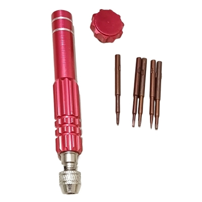 Picture of 5 in 1 Screw Driver Set Red