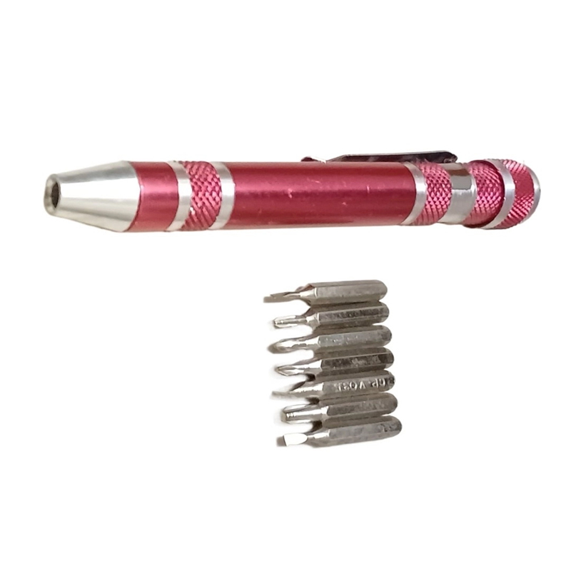 Picture of 7 in 1 Screw Driver Set Red