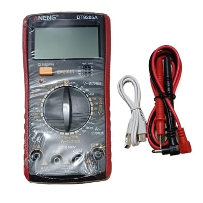 Picture of ANENG DT9205A Non-Rechargable Digital Multimeter 2000 Counts Black